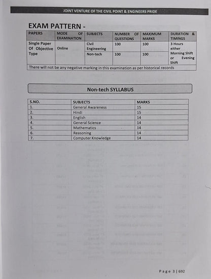 The Civil Point - MP Sub Engineer 2025–26: Civil Engineering Previous Years Papers (4th Edition) 21 PYQ Papers (2026-24)