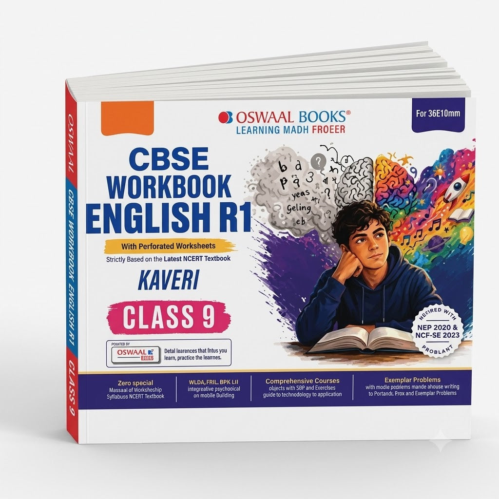 Oswaal CBSE Workbook English R1 Kaveri Class 9 (English Medium)