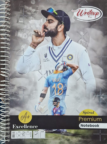 Writeup Spiral Premium Notebook (A4 Size, 300 Pages) Ruled