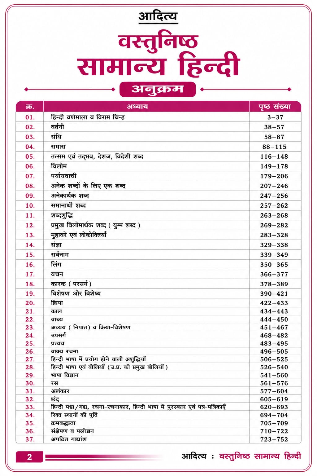 Aditya Vastunishth Samanya Hindi Book 2025 (6th Edition) (Hindi Medium)