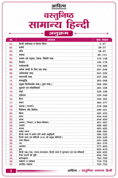 Aditya Vastunishth Samanya Hindi Book 2025 (6th Edition) (Hindi Medium)