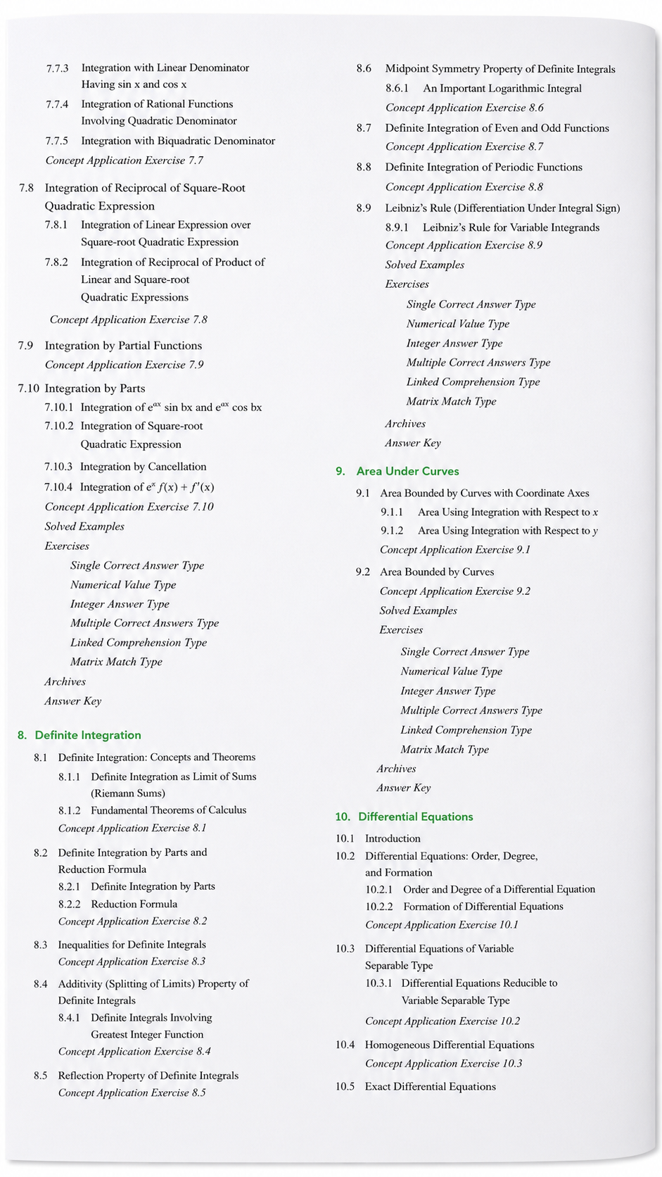 Cengage JEE Advanced Calculus by G.Tewani (4rd Edition) (English Medium)
