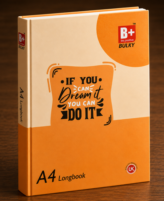 B+ A4 Rough Long Notebook – 296 Pages