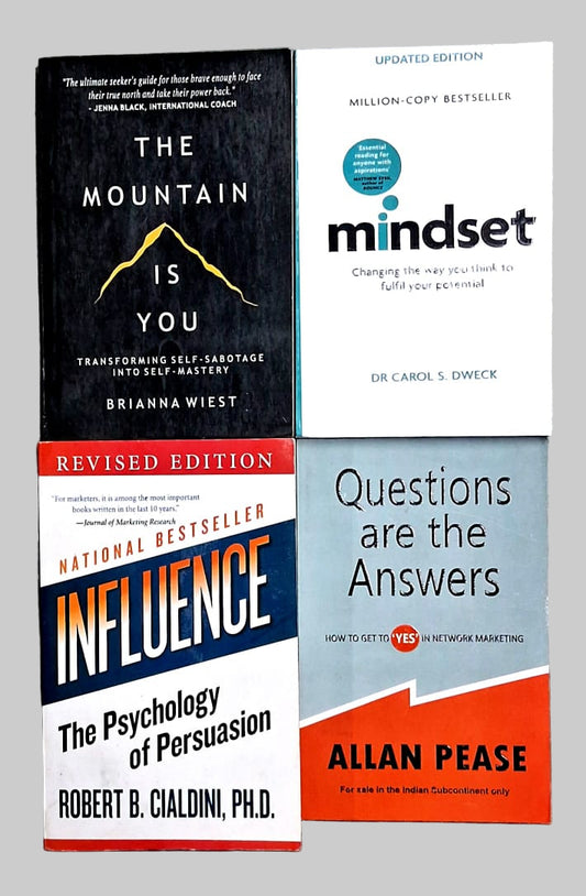 Human Psychology & Behaviour Mastery Pack (4 Books) English Novels