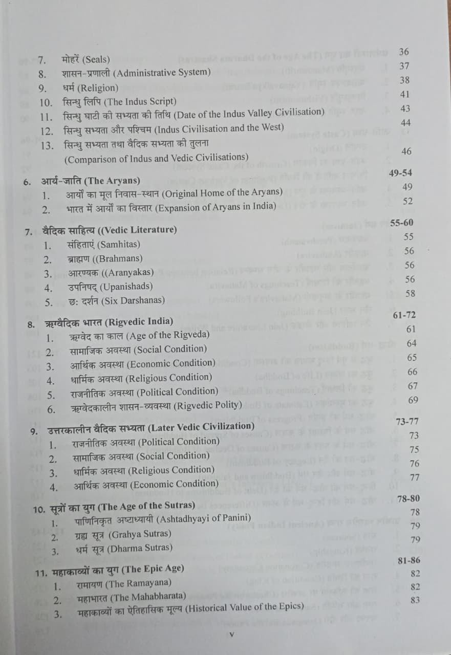 S. Chand Prachin Bharat Ka Itihas (Ancient India) By V.D. Mahajan (Hindi Medium)