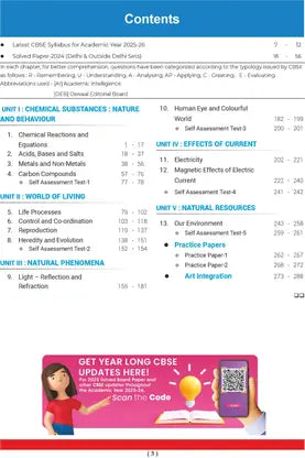 Oswaal CBSE Question Bank Class 10 Science | Solved Papers 2016–2025 | For 2026 Exam