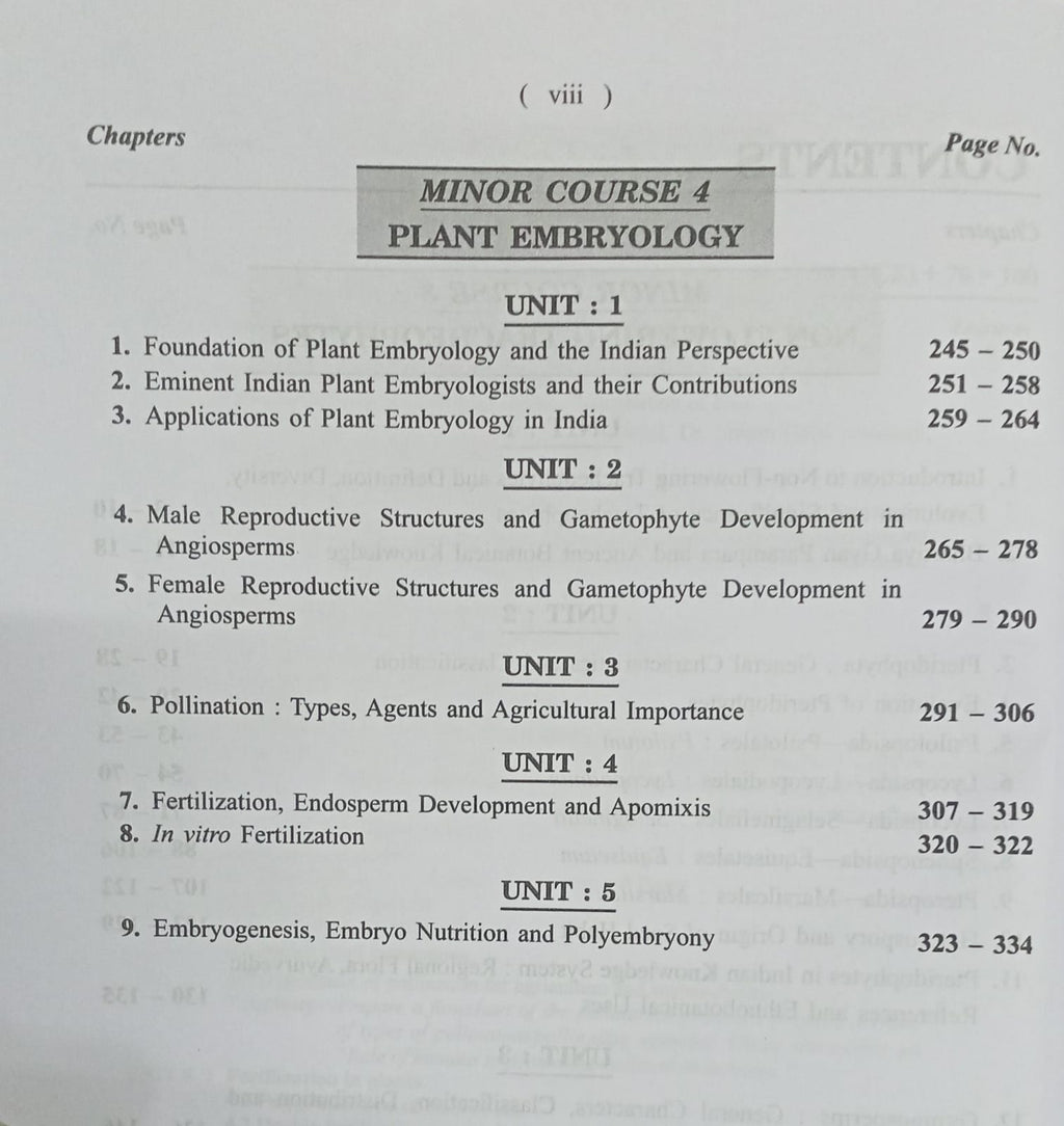 Shivalal Unified Botany 2nd Year Minor Minor 3 & 4 (English Medium)