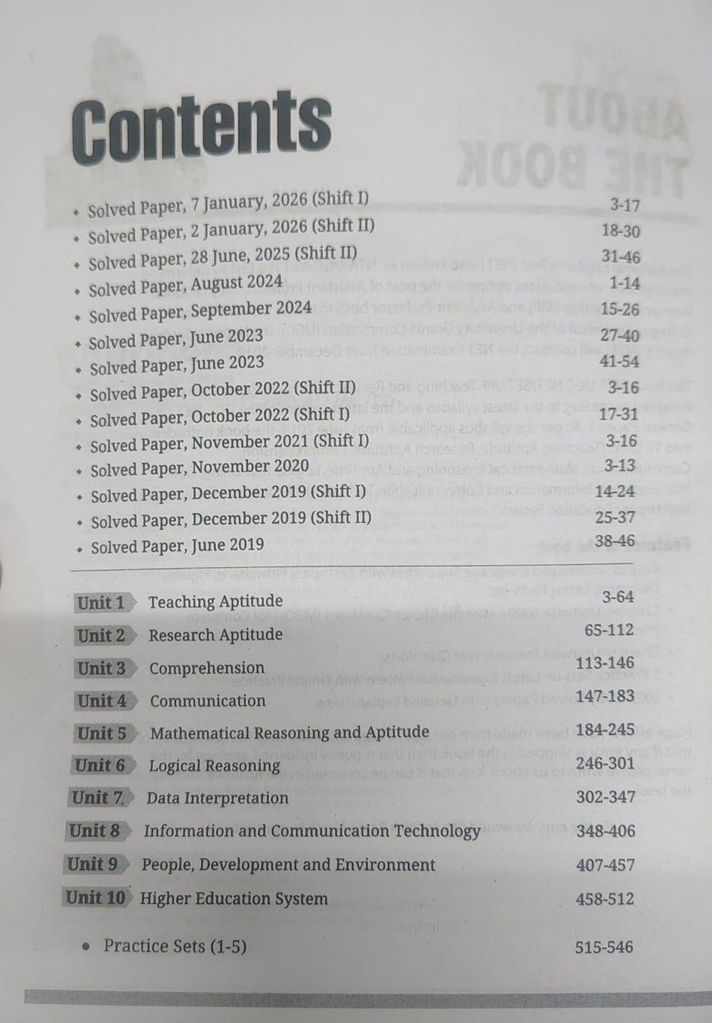 Arihant NTA UGC NET/JRF/SET 2026 Paper - 1 Teaching & Research Aptitude Solved Papers 2025-19 (English Medium)
