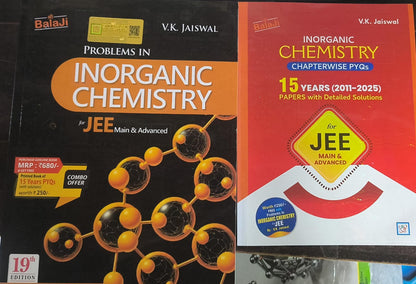 Shree Balaji Publication - Problems in Inorganic Chemistry for Jee 2026 by  V.K. Jaiswal (19th Edition) English Medium