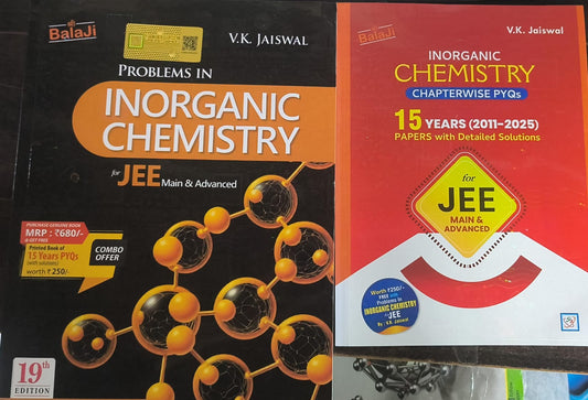 Shree Balaji Publication - Problems in Inorganic Chemistry for Jee 2026 by  V.K. Jaiswal (19th Edition) English Medium