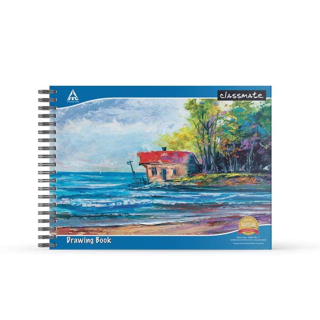 Parallel Drawing Books Classmate Spiral Drawing Book – 36 Pages, Unruled, Premium Art Paper ...