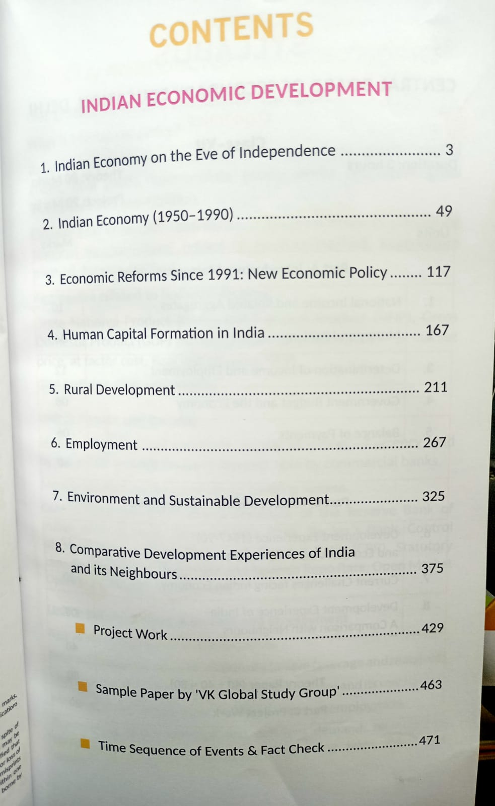 VK Indian Economic Development Class 12 | T.R. Jain & V.K. Ohri | English Medium |2026-27