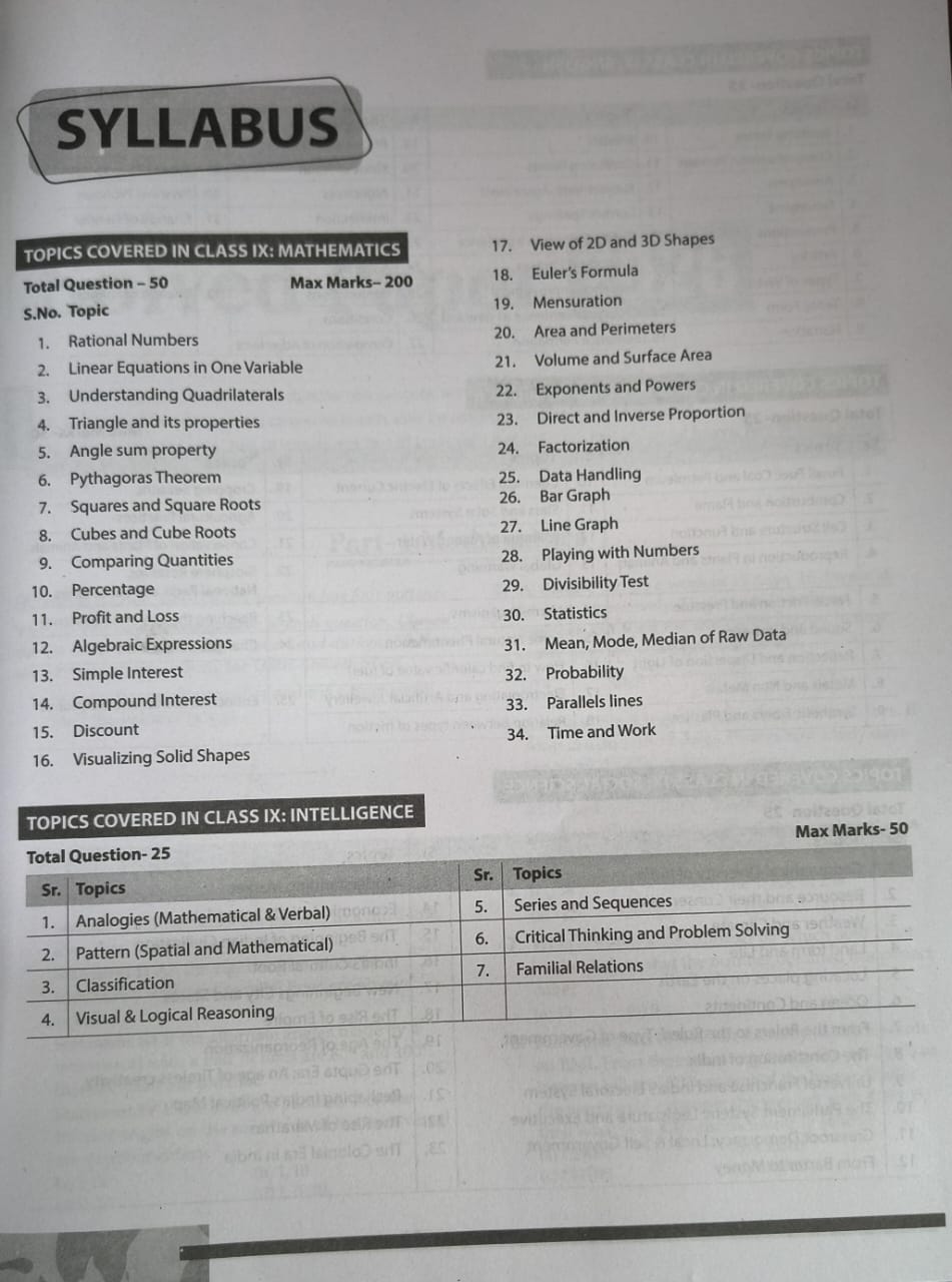 AISSEE Sainik School Class 9 Entrance Exam 2027 [English Medium]
