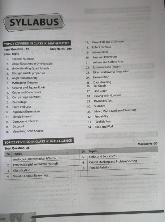 AISSEE Sainik School Class 9 Entrance Exam 2027 [English Medium]