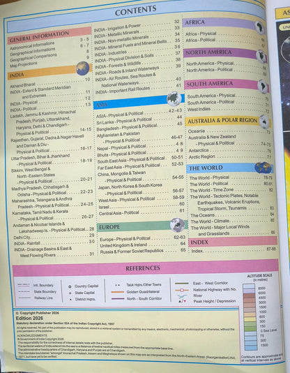 RBD Student Atlas 5th Revised Edition 2026 By Khan Sir (English Medium)