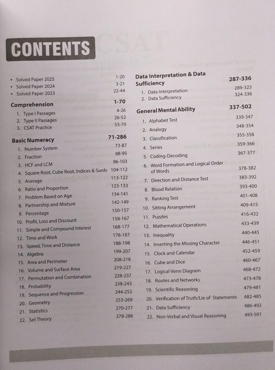 Arihant Cracking the CSAT (Civil Services Aptitude Test) Paper‑2 [English]