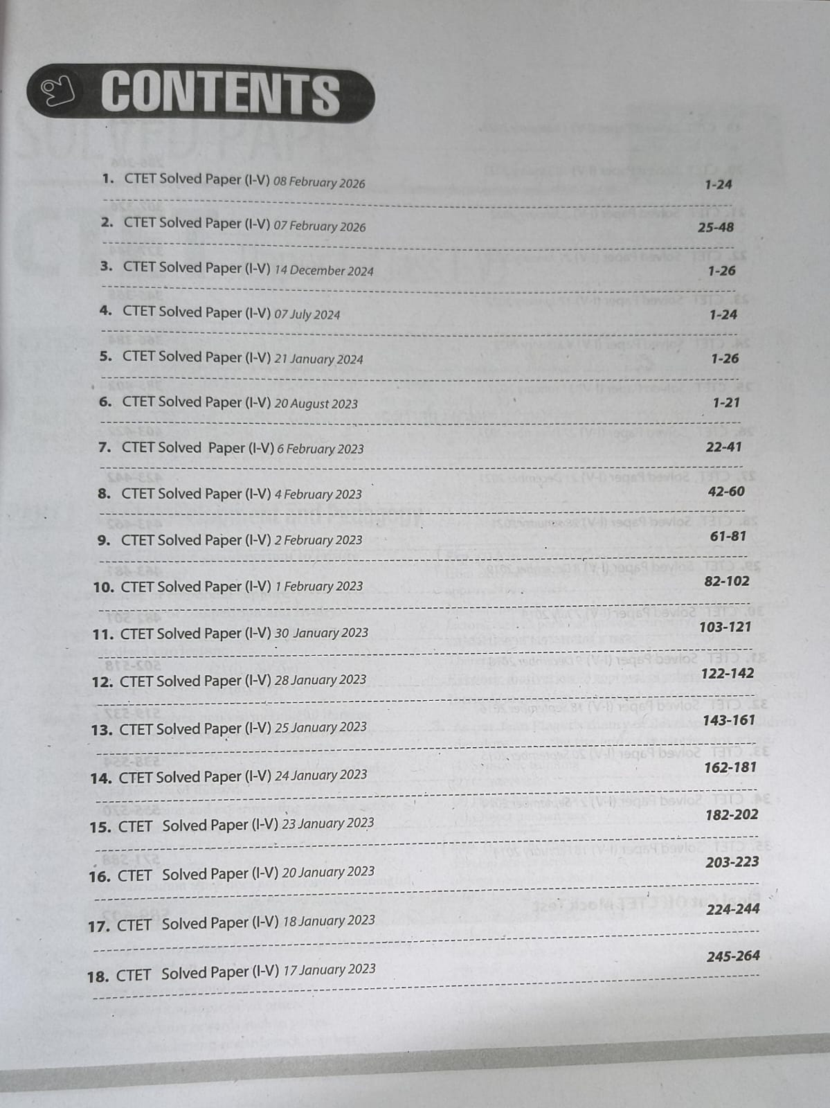 Arihant CTET Solved Papers 35 Sets (Paper-1) Class (1 to 5) Edition 2026 (English Medium)