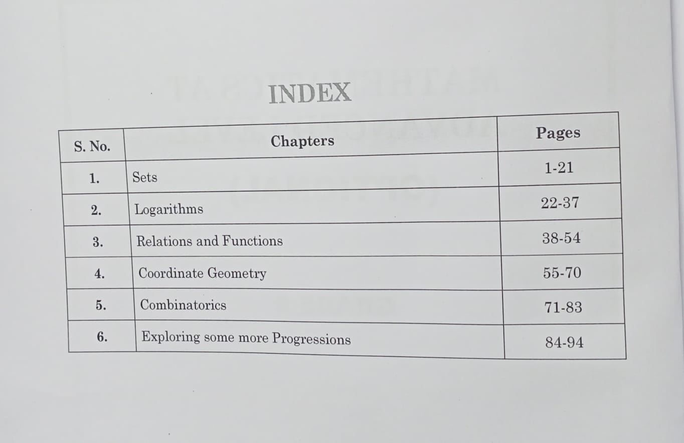 NCERT Mathematics at Advance Level for class 9 (English Medium)