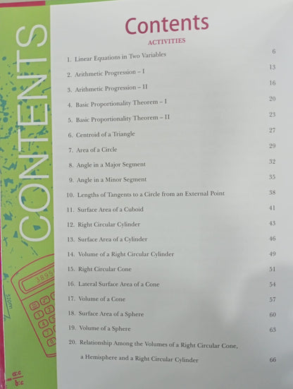 VK Global Lab Manual Mathematics – Class 10(English MEdium)