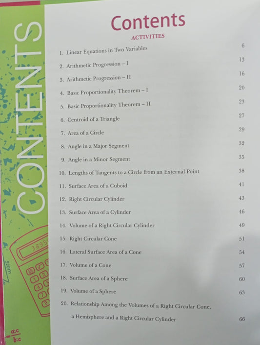 VK Global Lab Manual Mathematics – Class 10(English MEdium)