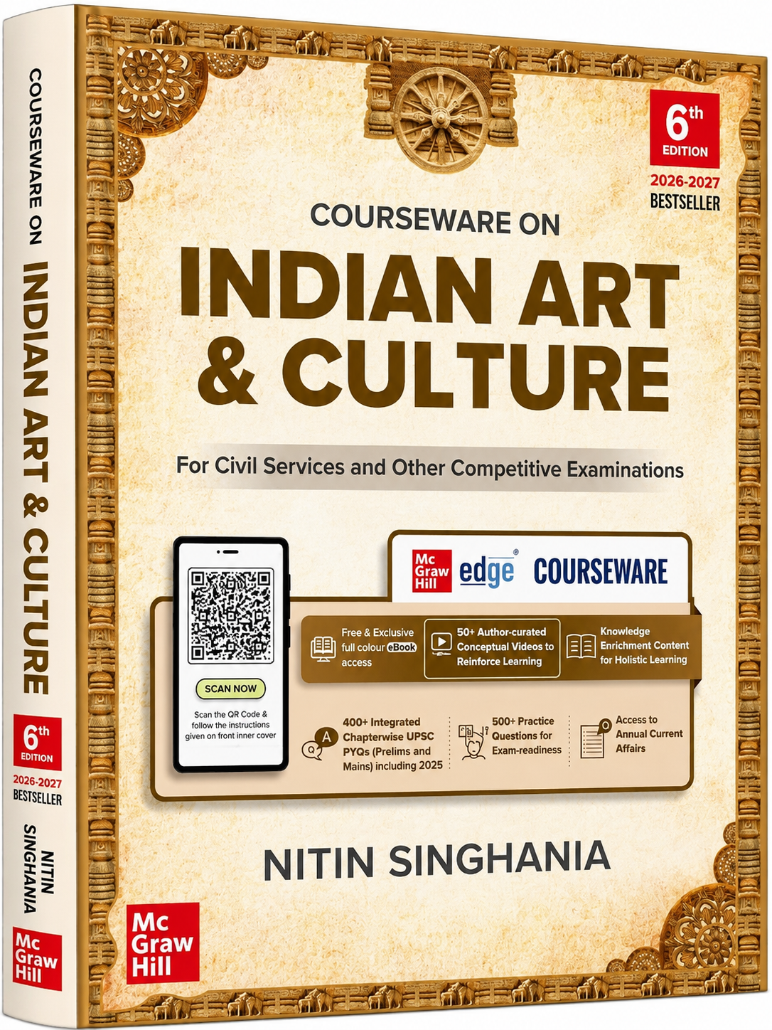 TMH Indian Art & Culture (6th Edition) By Nitin Singhania (English Medium)