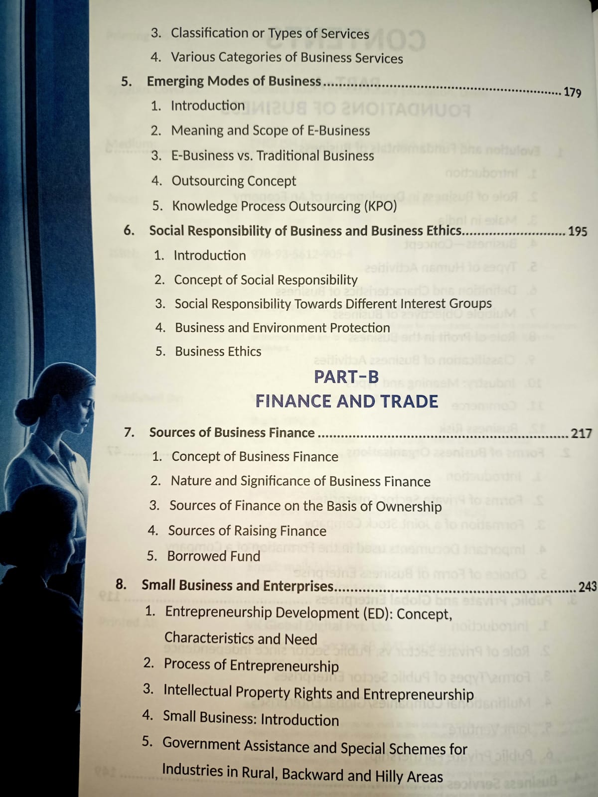 VK Business Studies Class 11 Book | Poonam Gandhi | CBSE Textbook English Medium