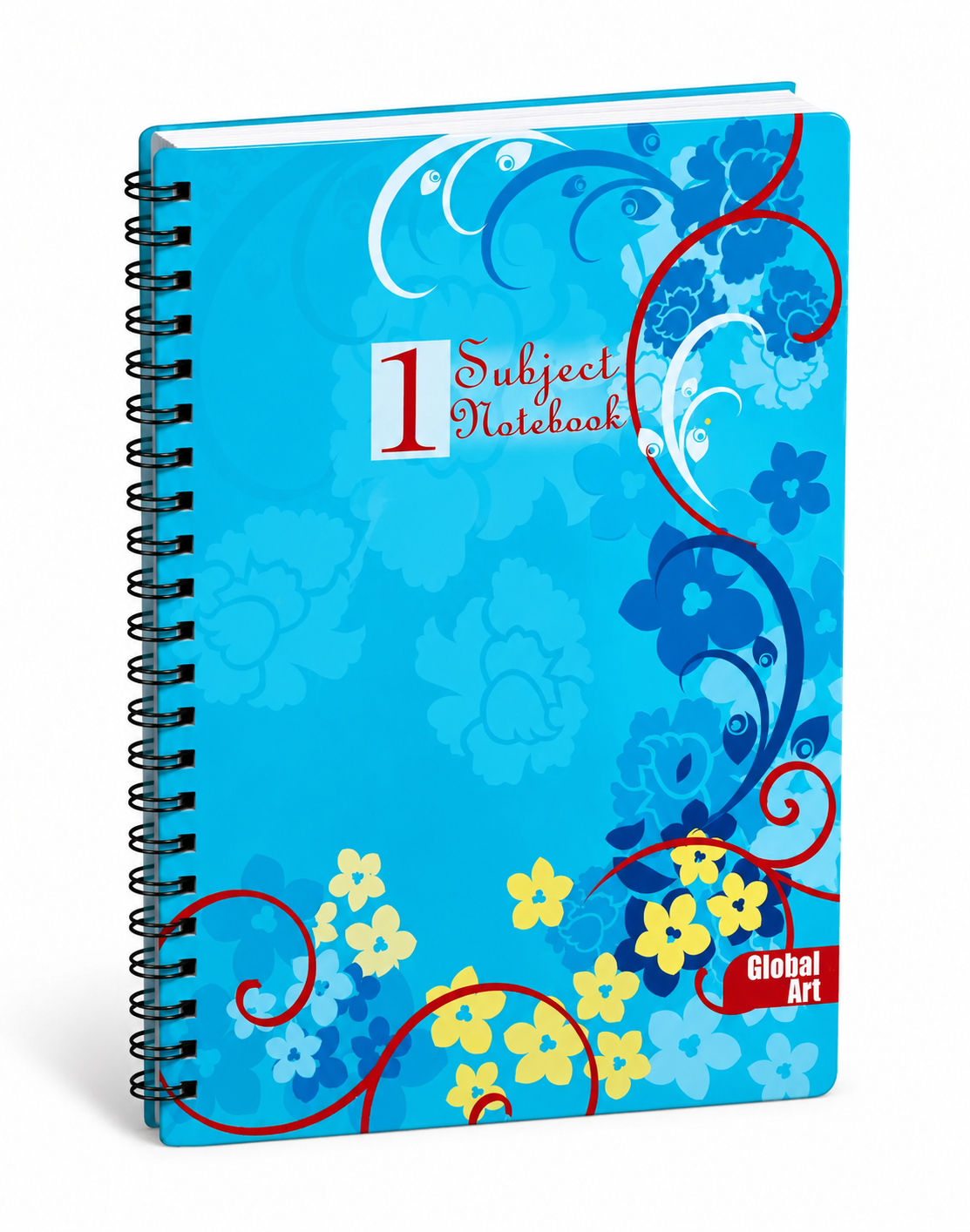 Global Art Spiral Single Subject Diary Notebook – A5 Size, 160 Pages
