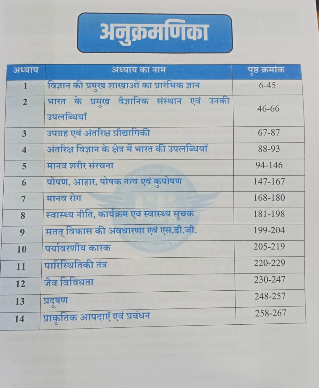 Champion Square MPPSC Prelims Unit 7 Vigyan, Paryavaran Evam Swasthya 2027 (Hindi Medium)