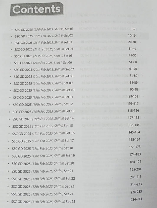 Arihant - SSC GD Constable Exam 2026 (42 Solved Papers) English Medium
