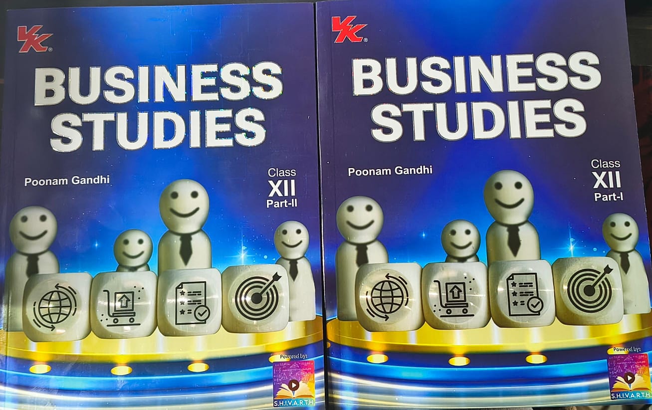 VK  Business Studies Class 12 | Part 1 & Part 2 [English Medium]