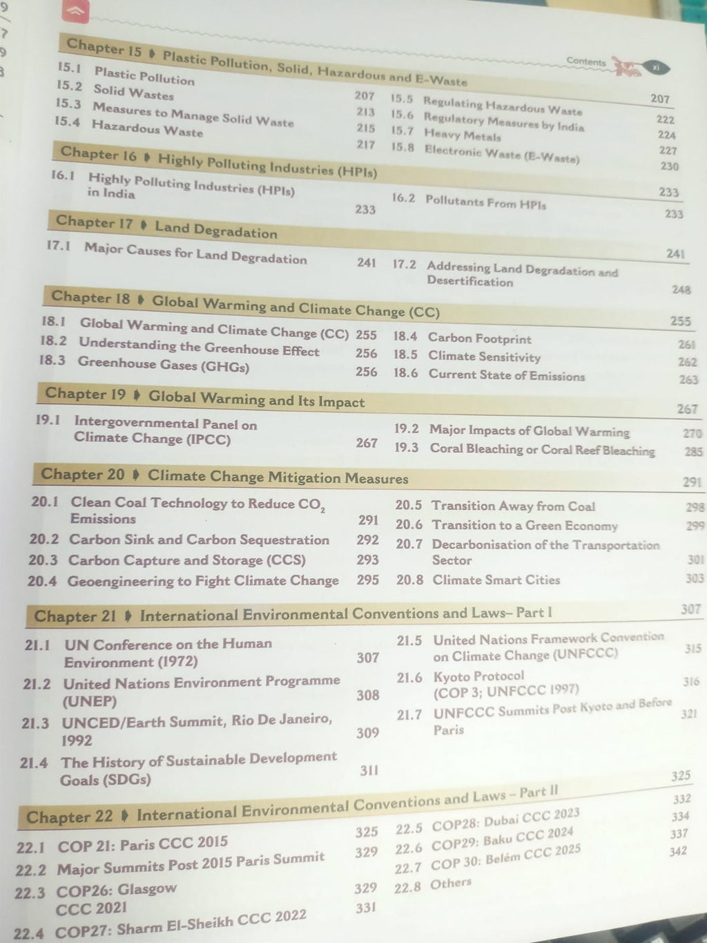 PMF IAS Environment And Ecology (4th Edition) by Manjunath Thamminidi (English Medium)
