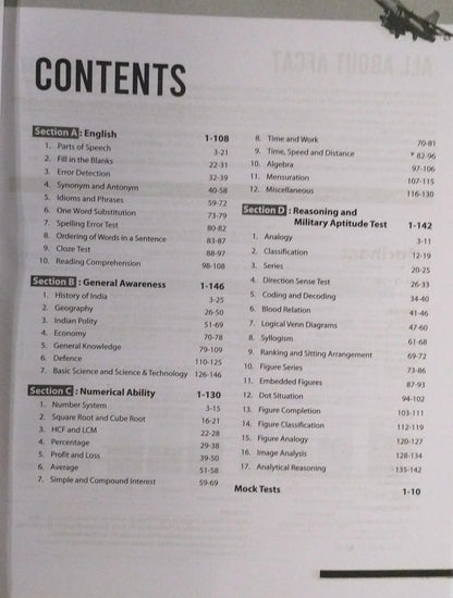 Arihant Publication – Guide to AFCAT for Flying, Technical and Ground Duty Branches [English]