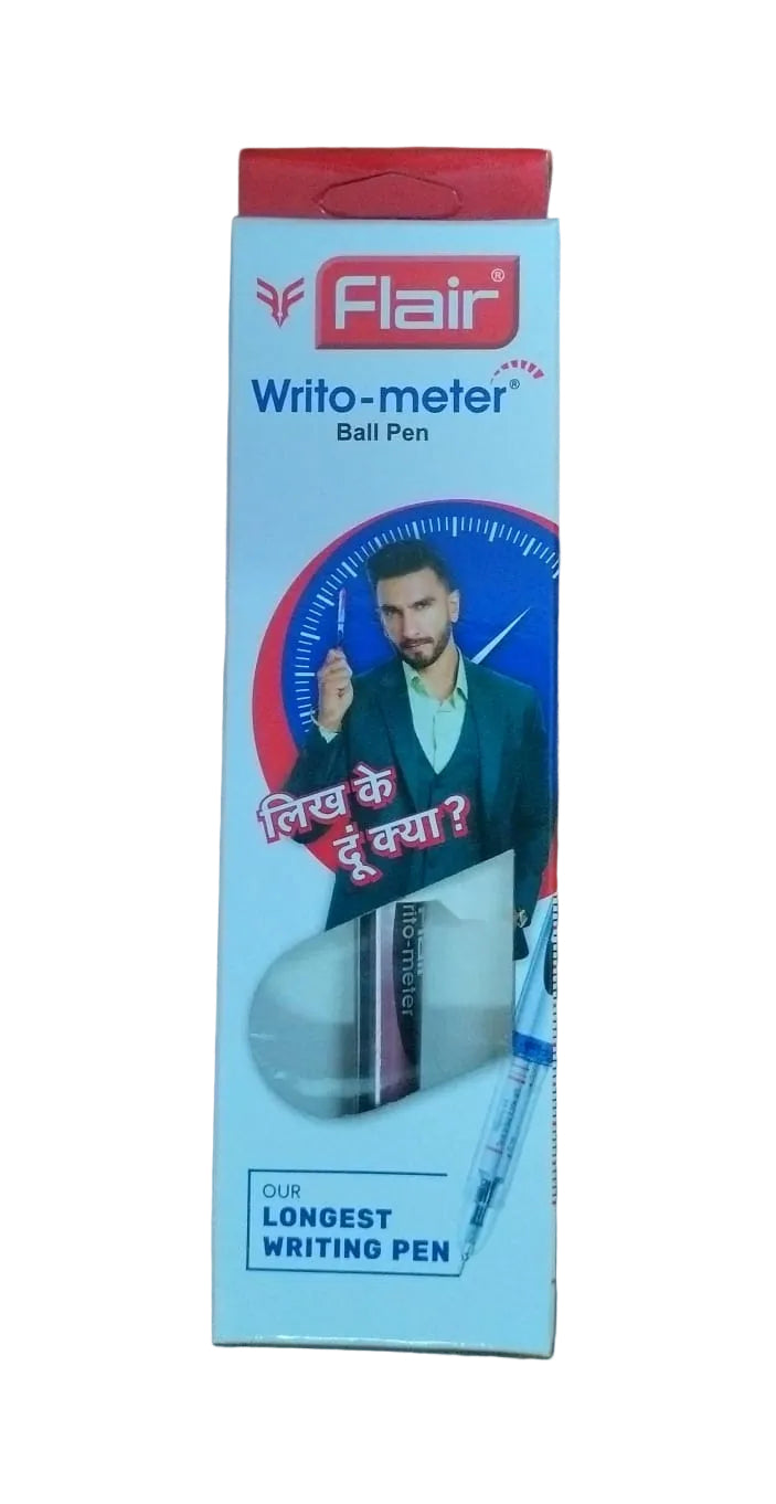 Flair Writo-Meter Ball Pen Blue | Smooth & Fast Writing