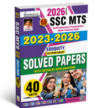 Kiran SSC MTS Solved Papers 2026 set of 40 (English Medium)