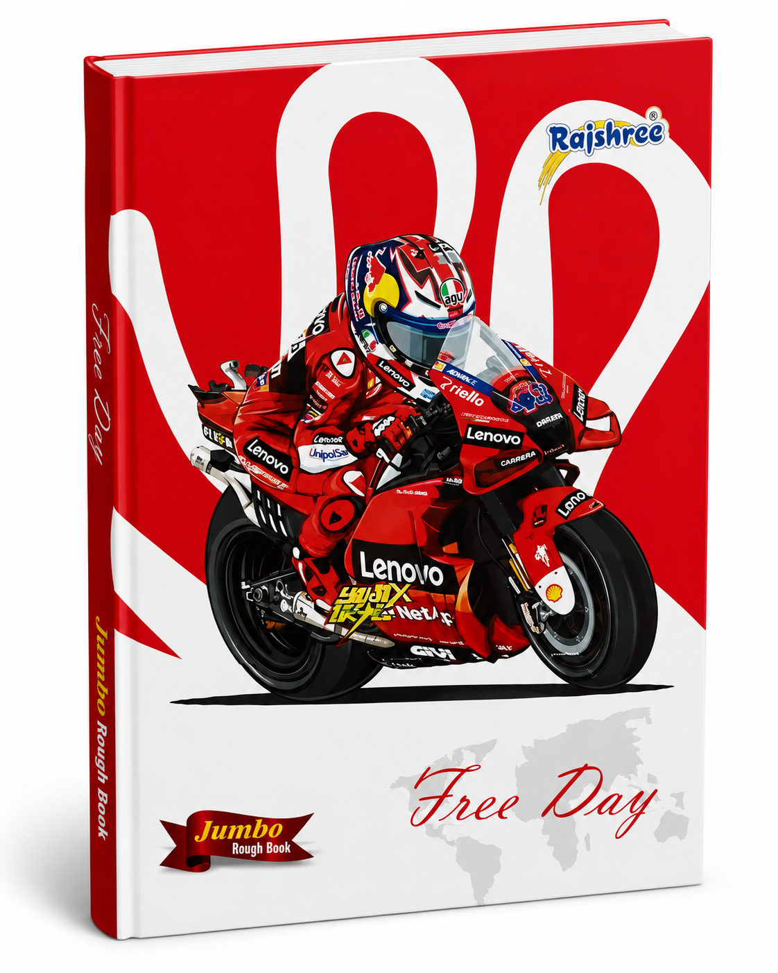 Rajshree Jumbo Rough Notebook – 300 Pages (Plain)