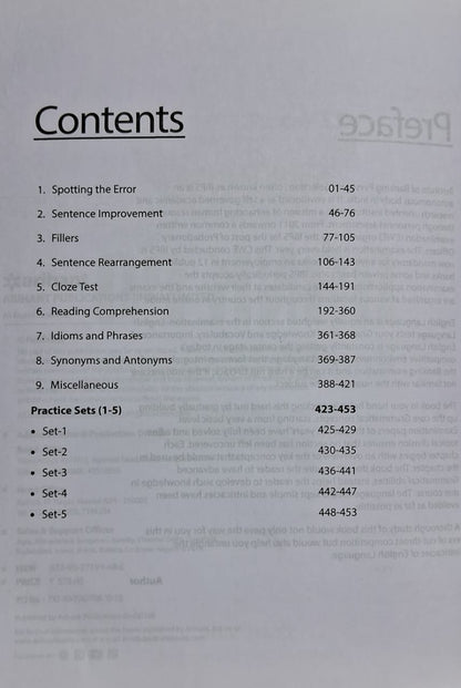 Arihant Bank PO English Language Chapterwise Solved Papers (2022–2000)English Medium