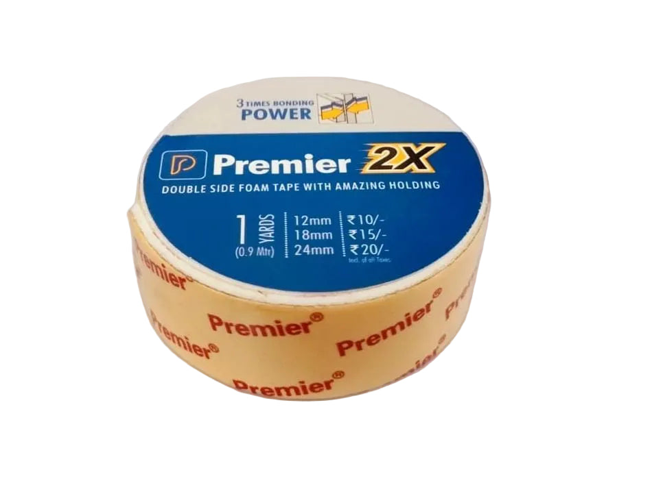 Premier 2x Double Sided Foam Tape | Amazing Holding Power