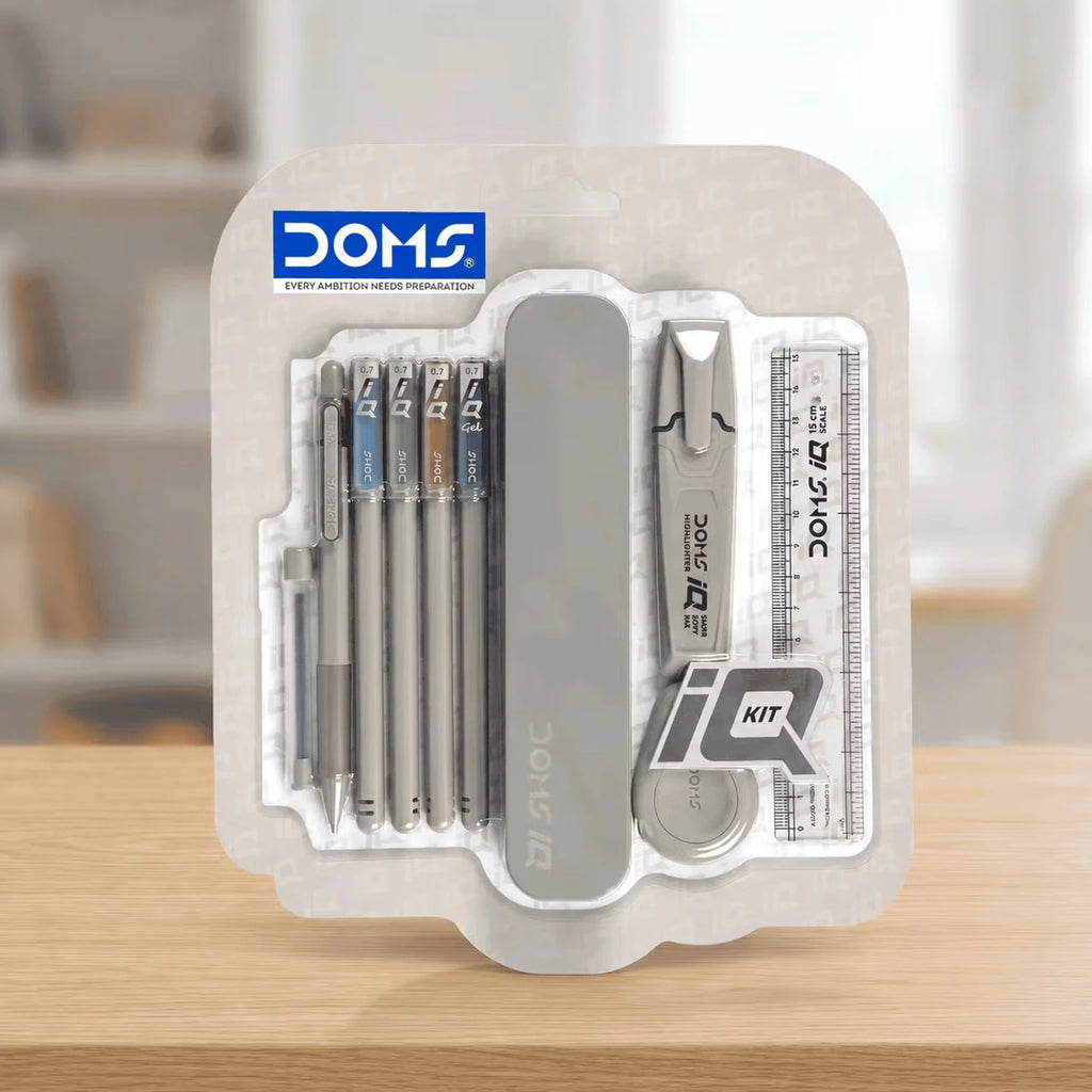 DOMS iQ Kit stationery set in package