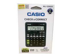 Casio Check & Correct MJ-120GST – 200 Steps Printing Calculator with GST