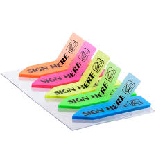 Pexon Sticky Note PX-5 PET Arrow – 5″ × (Arrow shape)