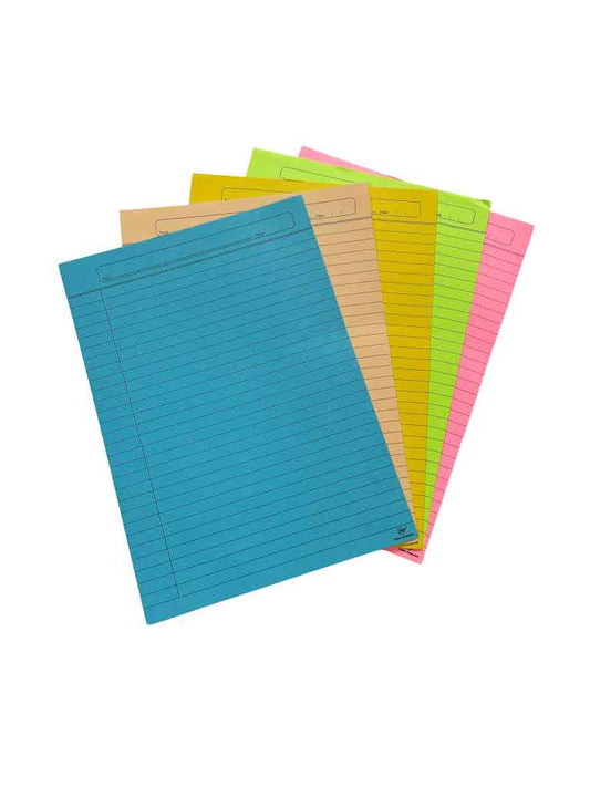 SB Craft A4 Colour Ruled Paper – 50 Sheets, Premium Quality Writing & Craft Paper