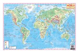 IBD Latest Physical Map of the World [English]