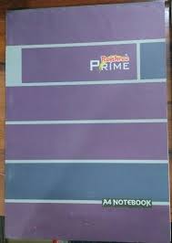 Rajshree Prime Notebook 144 Pages A4 Size | Single Line Ruled | Soft Cover (Cover May Vary)