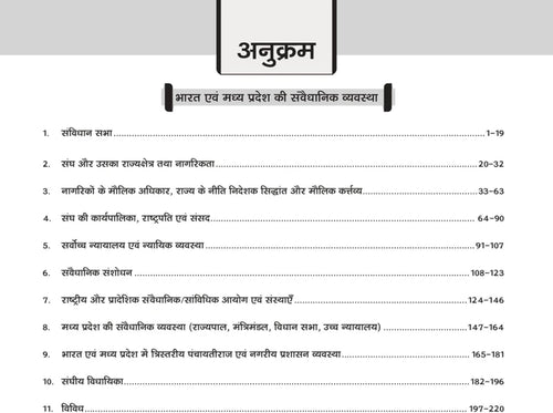 DRISHTI MPPSC Bharat aur MP Ki Sanvaidhanik Vyavastha 1200+ Questions | Hindi Medium