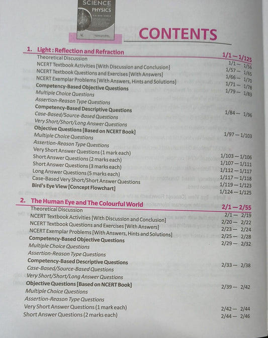 Pradeep’s Science Physics Part–I for Class 10 Examination 2026–27 [English Medium]