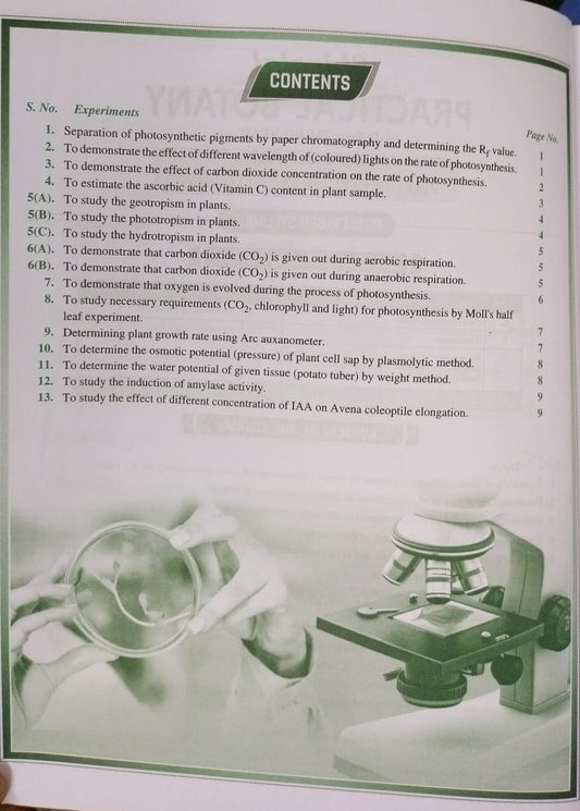 Shivalal Practical Botany B.Sc. 3rd Year Paper 1 Group A [English]