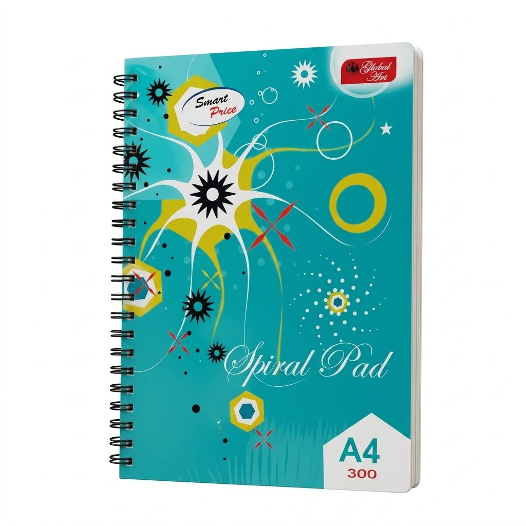 Global Art 5 Subject Spiral Notebook A4 – 300 Pages