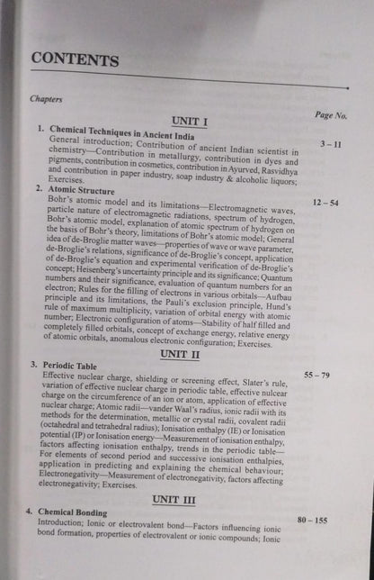 Shivalal Agrawal Unified Chemistry – B.Sc. 1st Year [English]