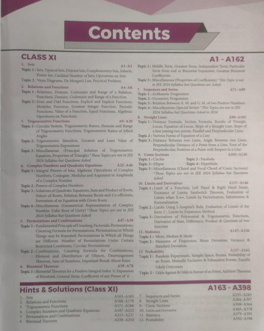 Disha Publication JEE Advanced Mathematics 21st Edition [English]