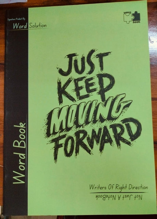 Word Book Notebook A4 Size (21 × 29.7 cm) – 140 Pages